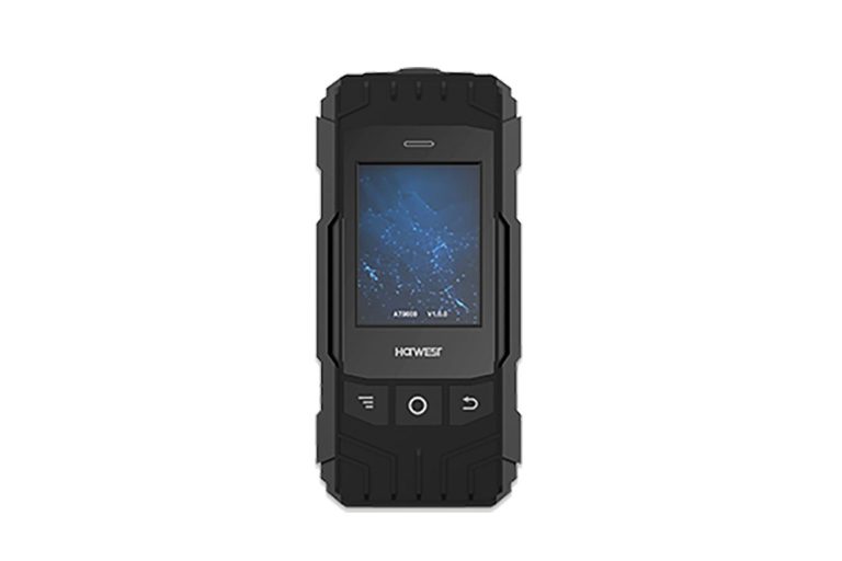 PESV AT8801 professional law enforcement breathalyzer featuring a clear 2.8-inch touch screen display