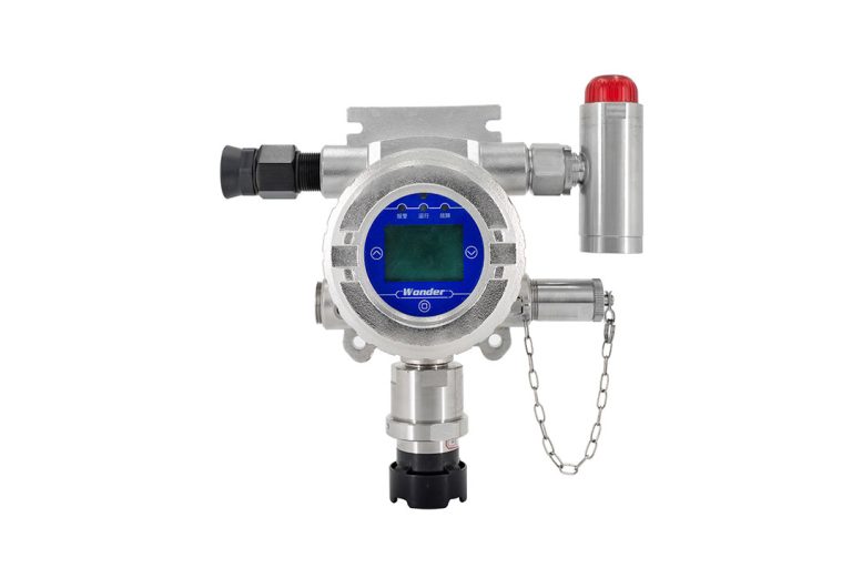 PESV GTQ-WD6200 fixed gas detector front display with protective chain