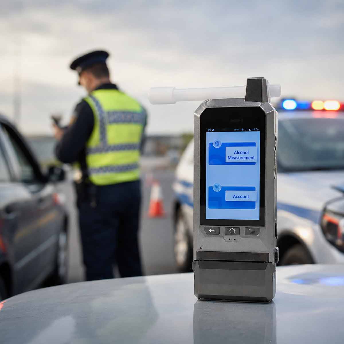 Reliable AT9000 Professional Breathalyzer with Camera | PESV