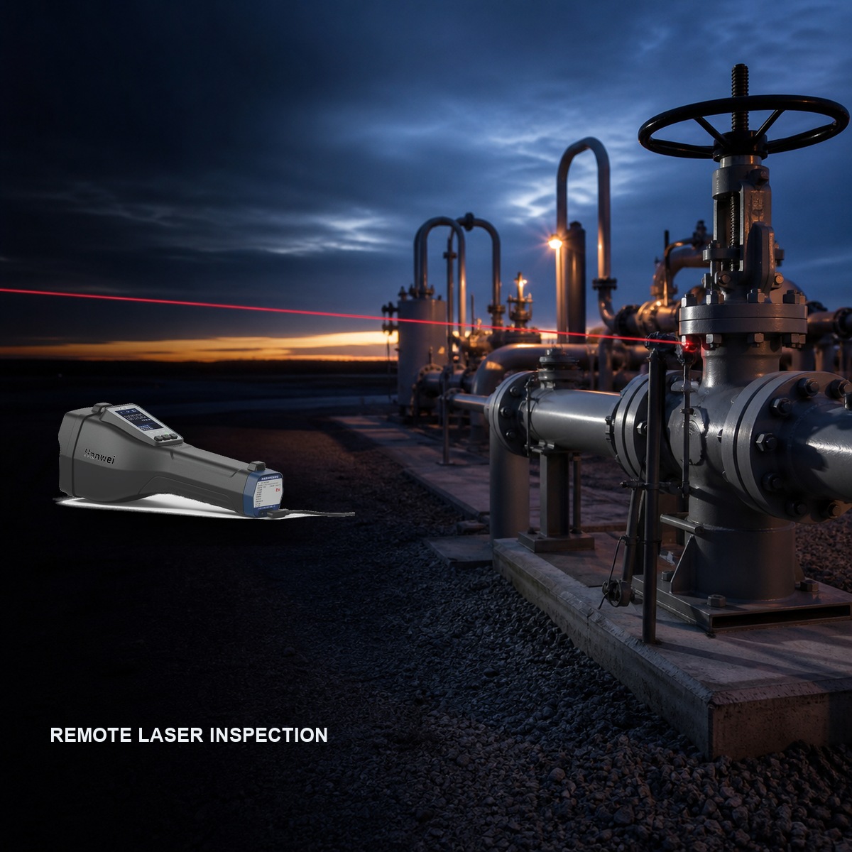 HRLD600 handheld laser methane detector