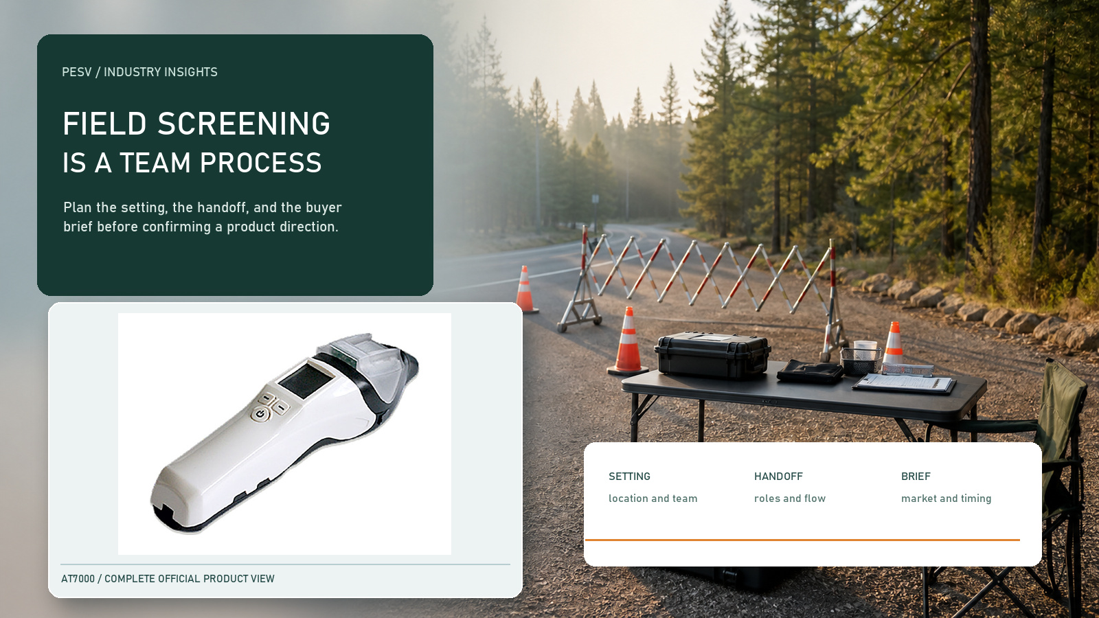 AT7000 Screening Workflow for Field Teams: A Project Planning Guide