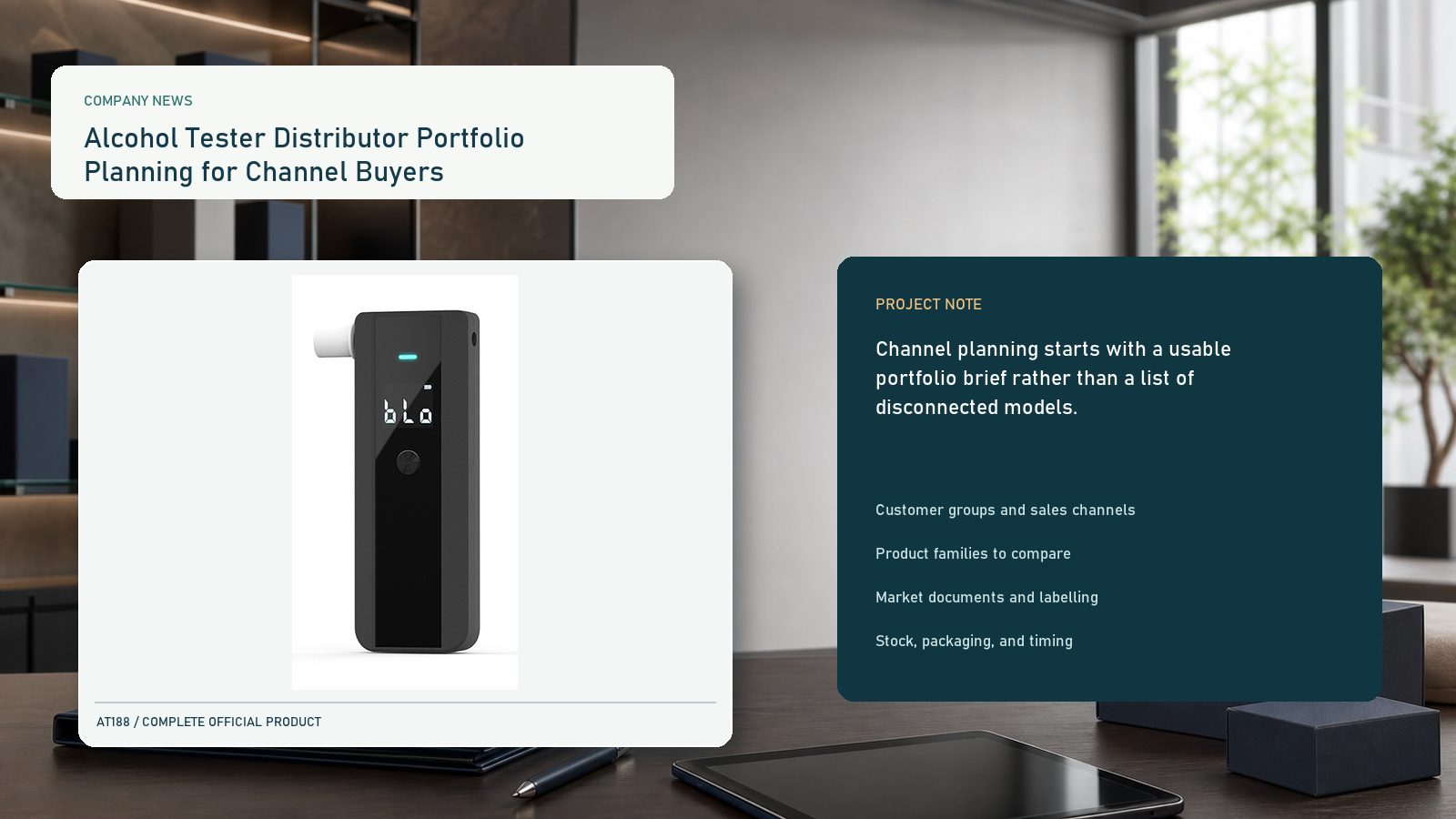 Alcohol Tester Distributor Portfolio Planning for Channel Buyers