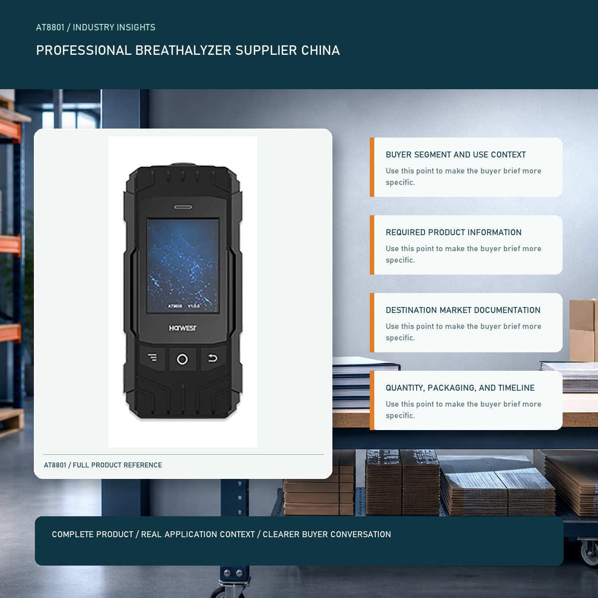 PESV professional breathalyzer supplier China visual with a complete official AT8801 product image