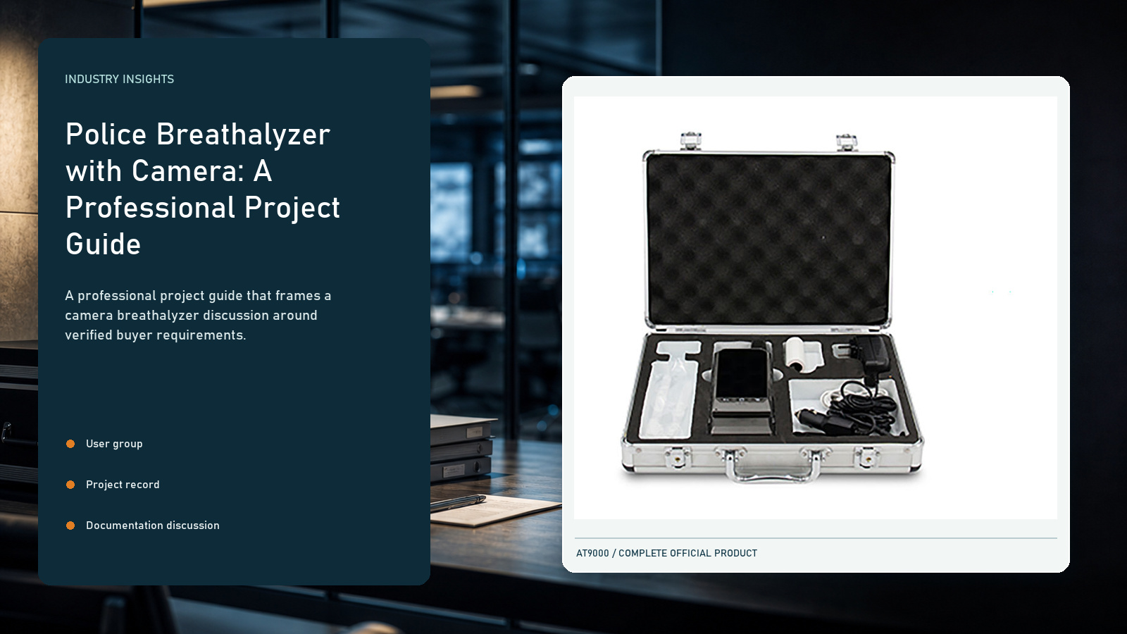 Police Breathalyzer with Camera: A Professional Project Guide