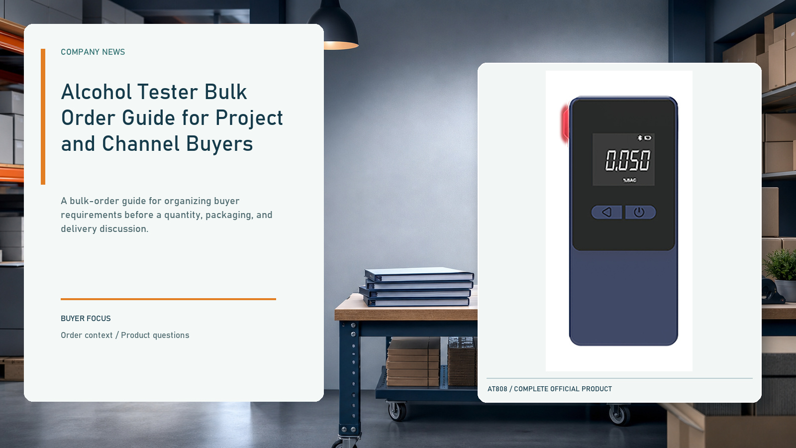 Alcohol Tester Bulk Order Guide for Project and Channel Buyers