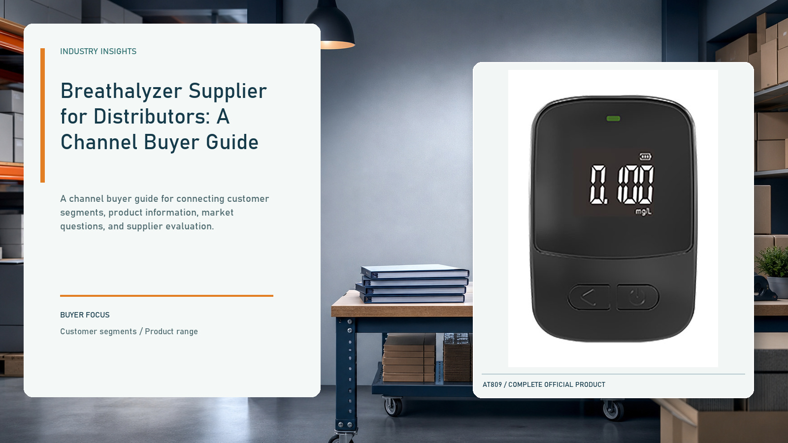 Breathalyzer Supplier for Distributors: A Channel Buyer Guide