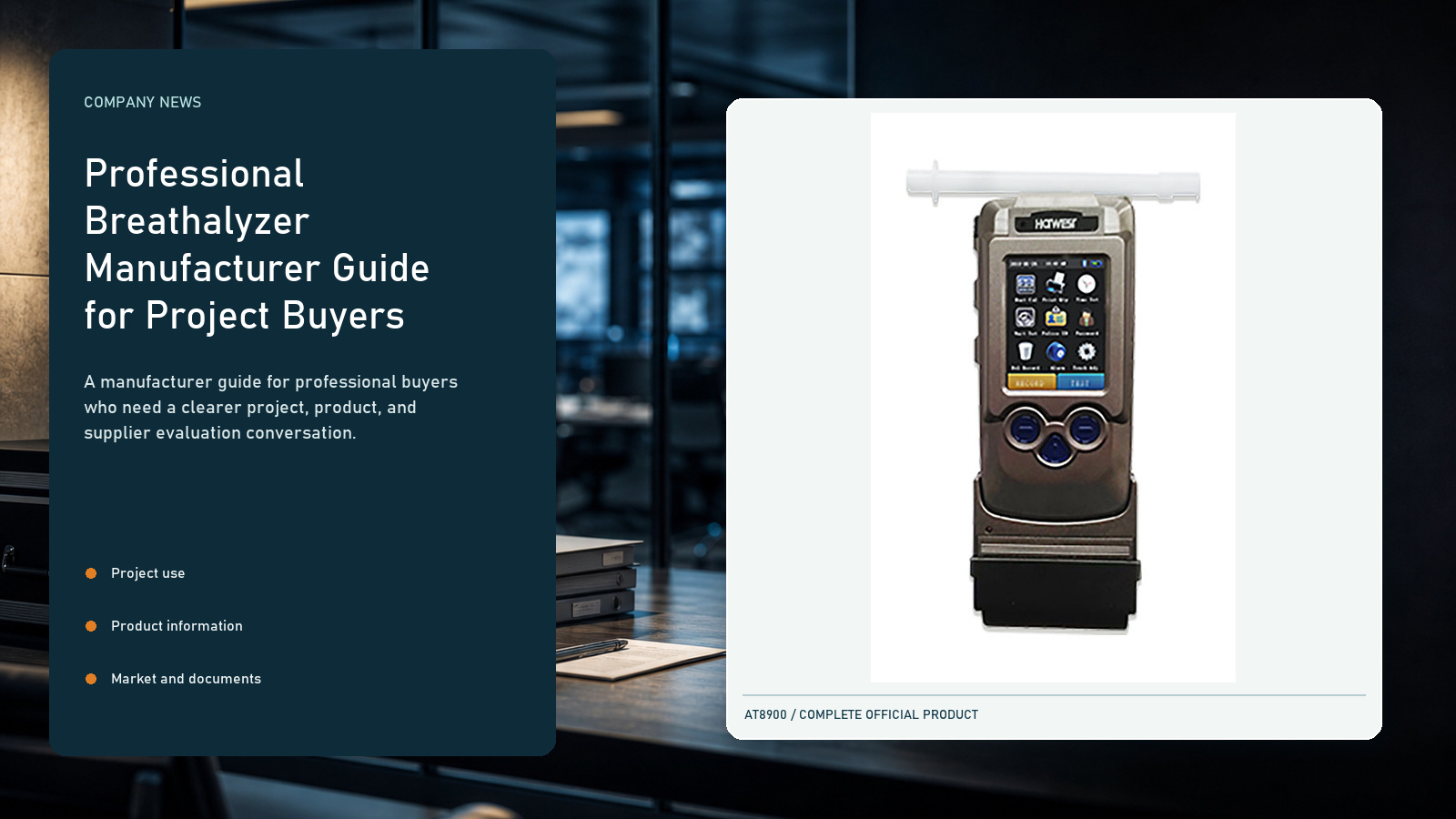 Professional Breathalyzer Manufacturer Guide for Project Buyers