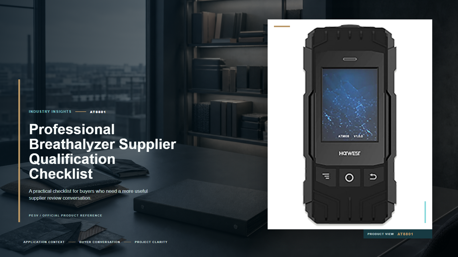 Professional Breathalyzer Supplier Qualification Checklist