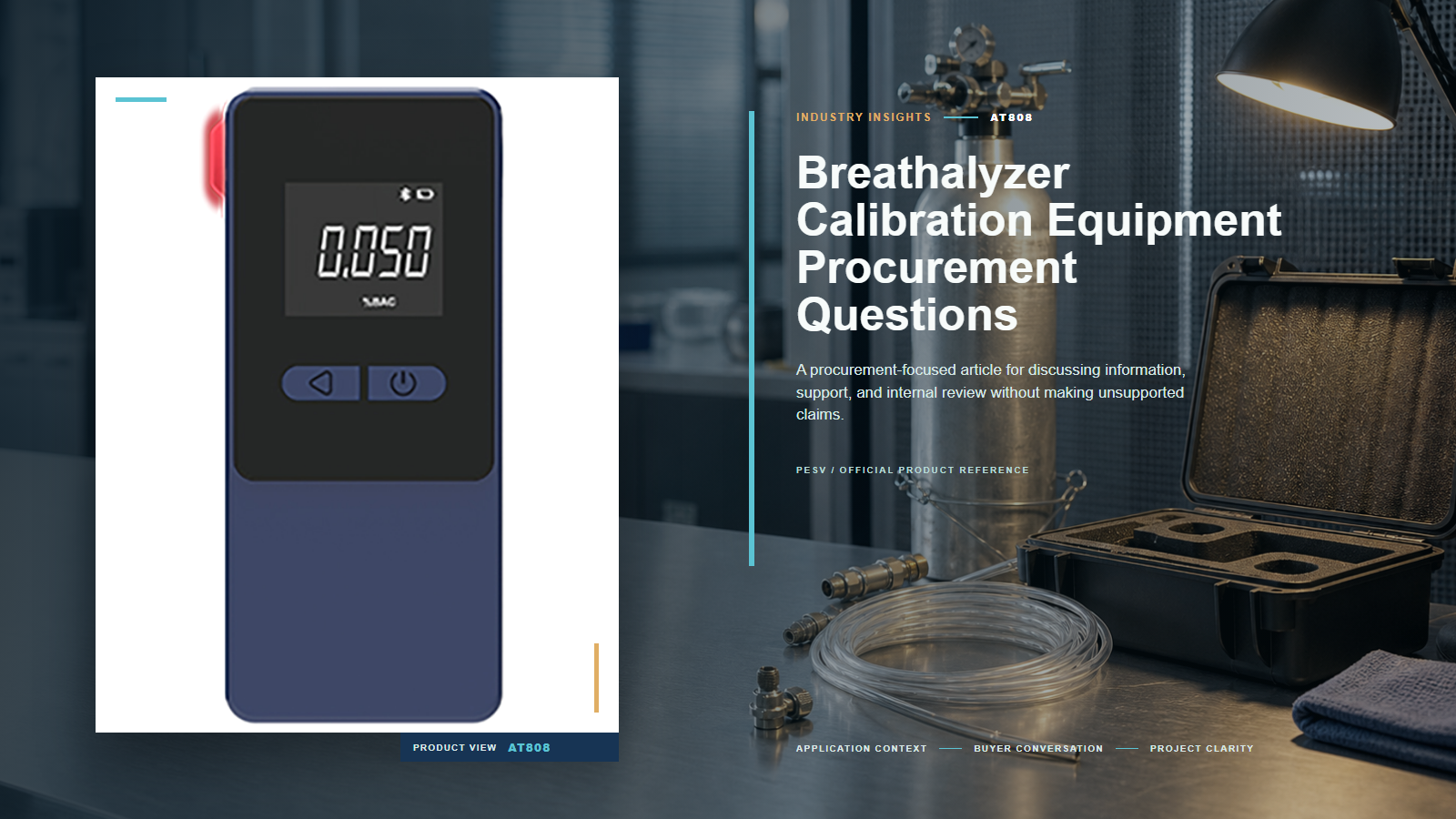 Breathalyzer Calibration Equipment Procurement Questions