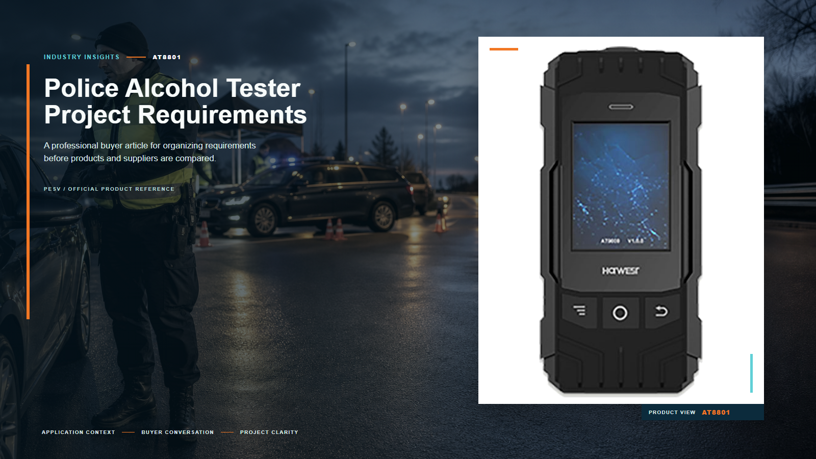 Police Alcohol Tester Project Requirements Guide