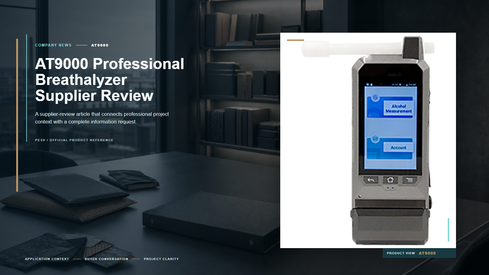 AT9000 Professional Breathalyzer Supplier Review