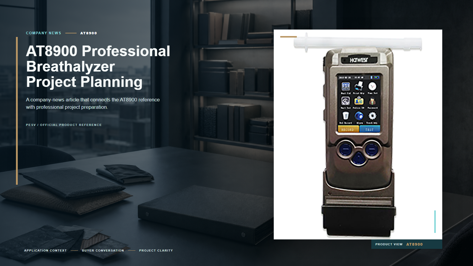 AT8900 Professional Breathalyzer Project Planning Guide