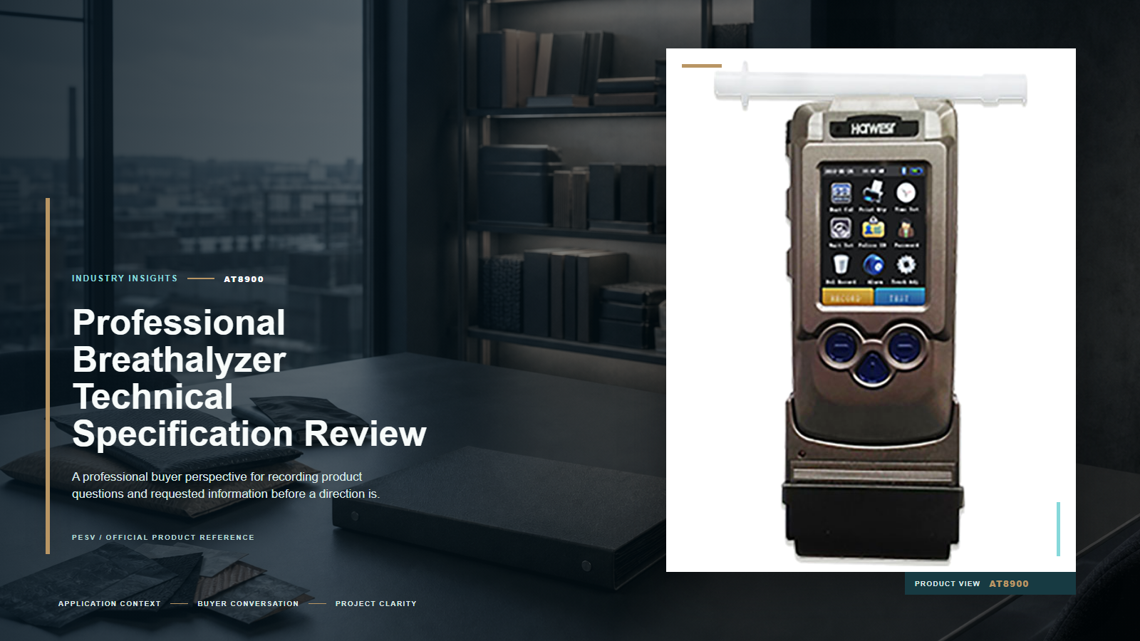 Professional Breathalyzer Technical Specification Review