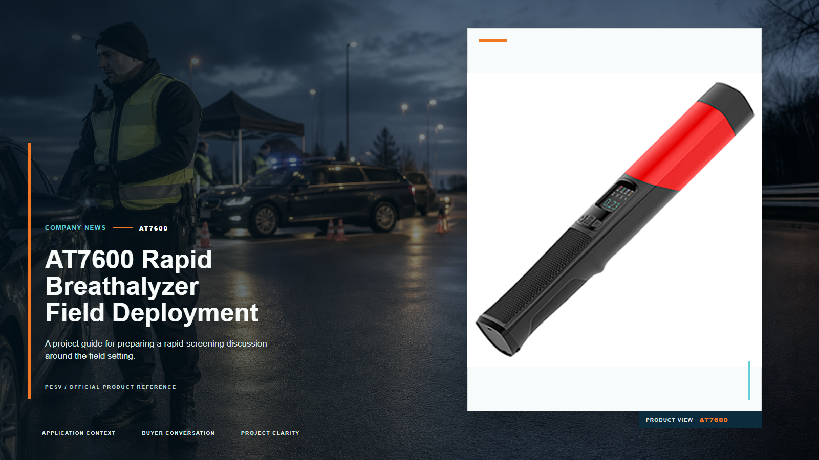 AT7600 Rapid Breathalyzer Field Deployment Guide