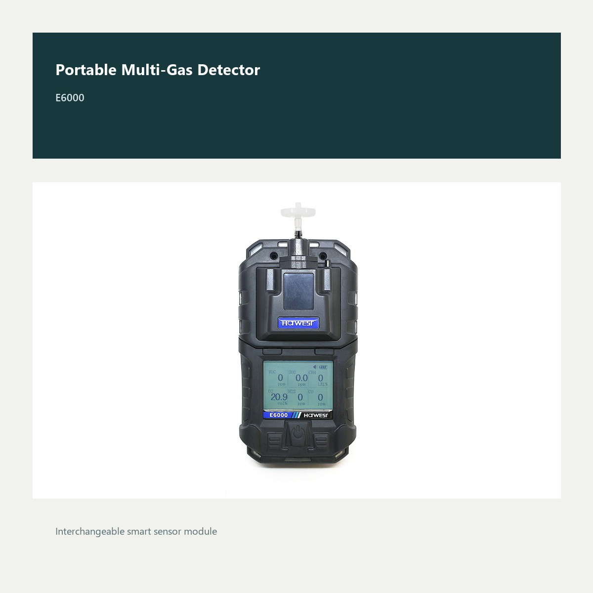 E6000 product view for portable gas detector wholesale