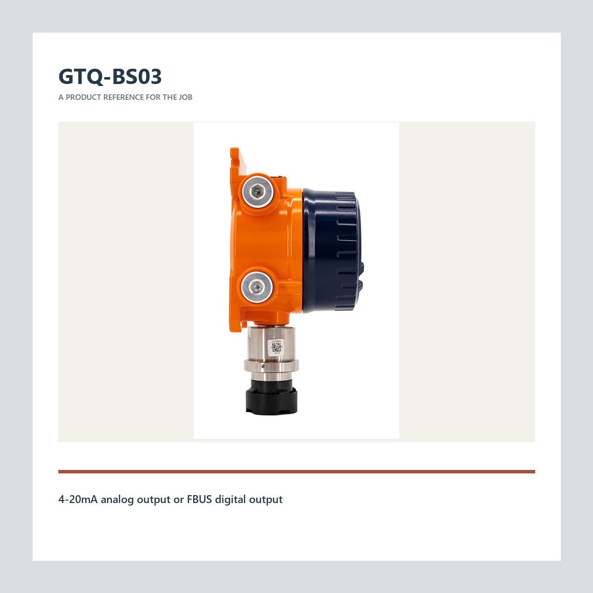 GTQ-BS03 product view for fixed gas detector wholesale