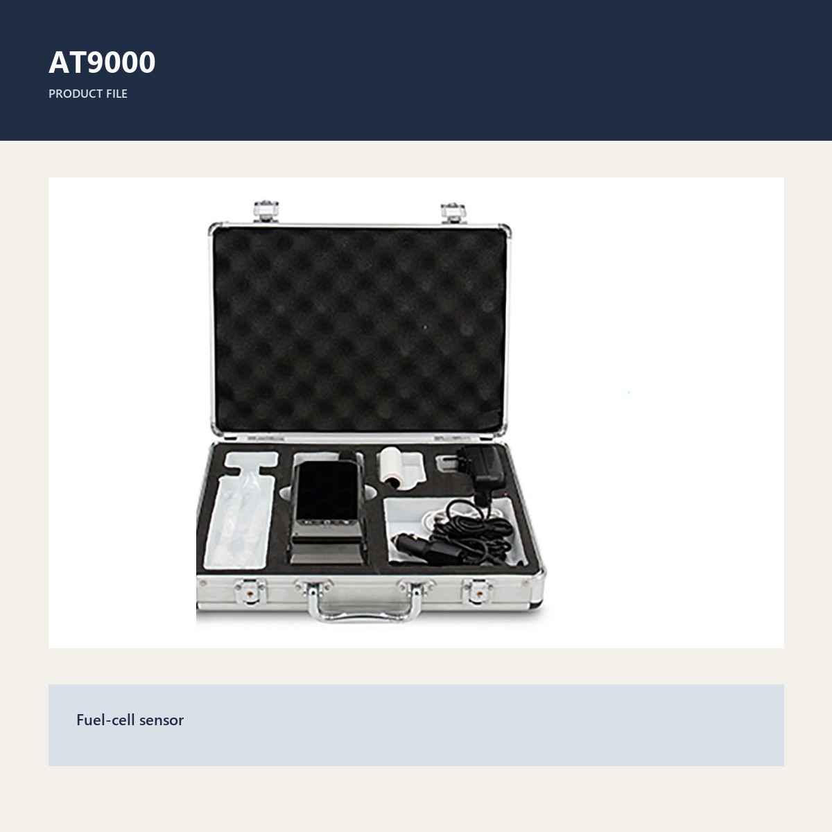 AT9000 product view for police breathalyzer with camera