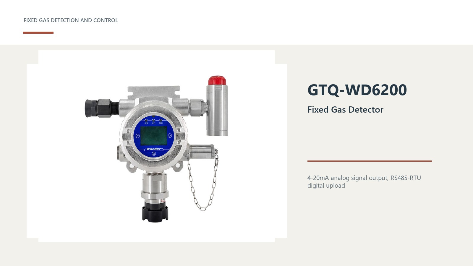 Stainless Steel Fixed Gas Detector: A Product-First Brief for the GTQ-WD6200