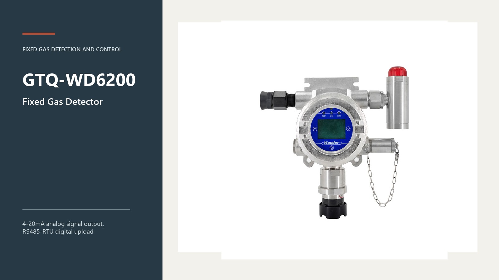 Fixed Gas Detector With Three Relays: A Product-First Brief for the GTQ-WD6200