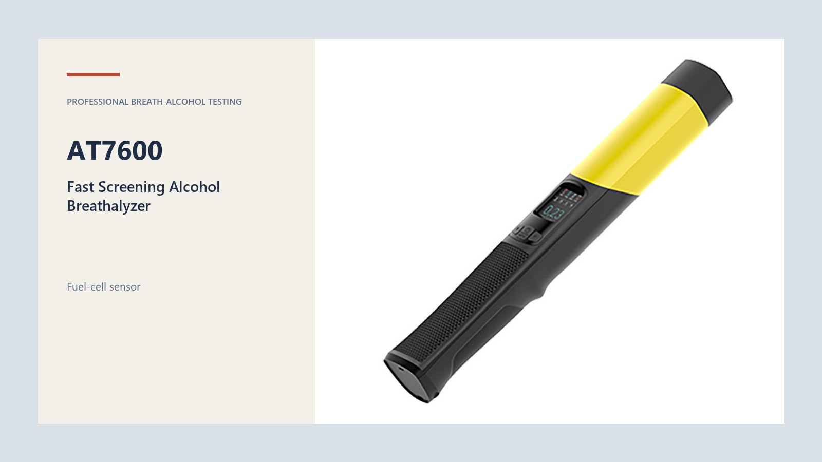 Police Breathalyzer For Roadside Screening: Start With the Work Condition, Then Review the AT7600