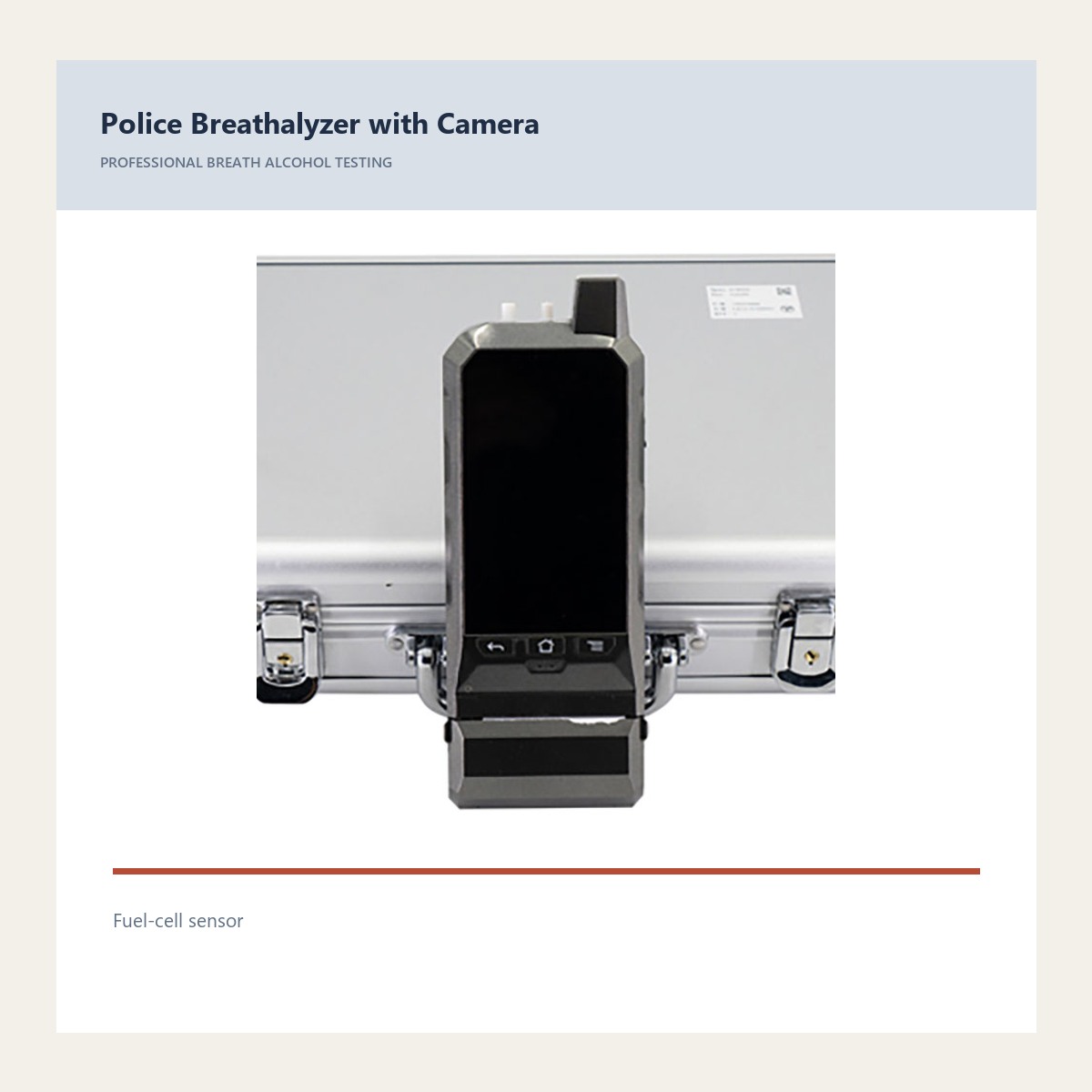 AT9000 product view for police alcohol tester manufacturer
